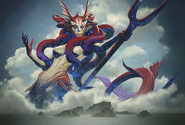 justmagicthings:  The Gods of Theros. We’ve all seen most of the art by now, but