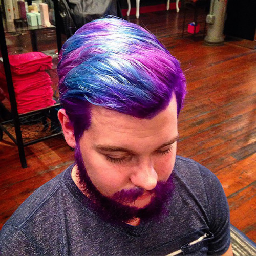 mikeimagination:  abysmal-dream:  persephones-mistress:  boredpanda:    Merman Trend: Men Are Dyeing Their Hair With Incredibly Vivid Colors    I support this  I support this. I would like this.  goals  