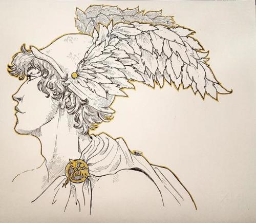 artofmosk:Roman Inktober Day 2: GodMercury