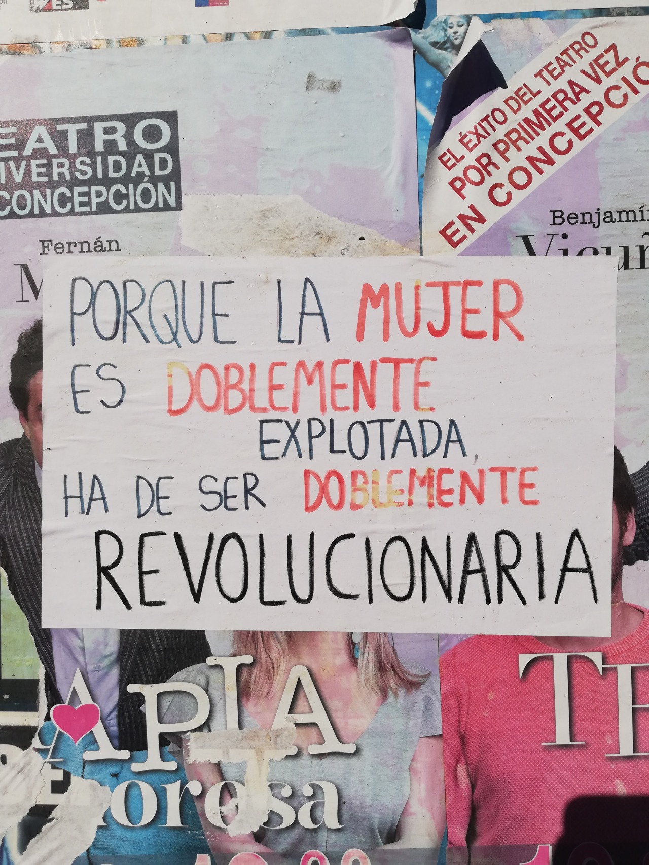 enanaya:Marcha feminista en Concepción, Chile. Viernes 8 de noviembre