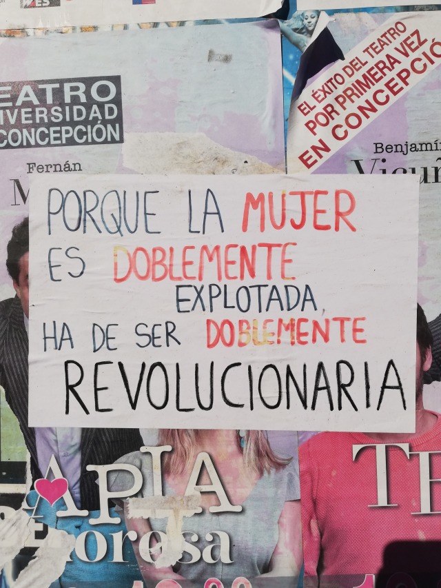 enanaya:Marcha feminista en Concepción, Chile. Viernes 8 de noviembre