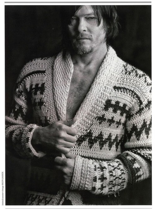 normanthatisall: Norman in chunky sweaters? Yes please Shawn Dogimont - Hobo Magazine #Norman #FBF