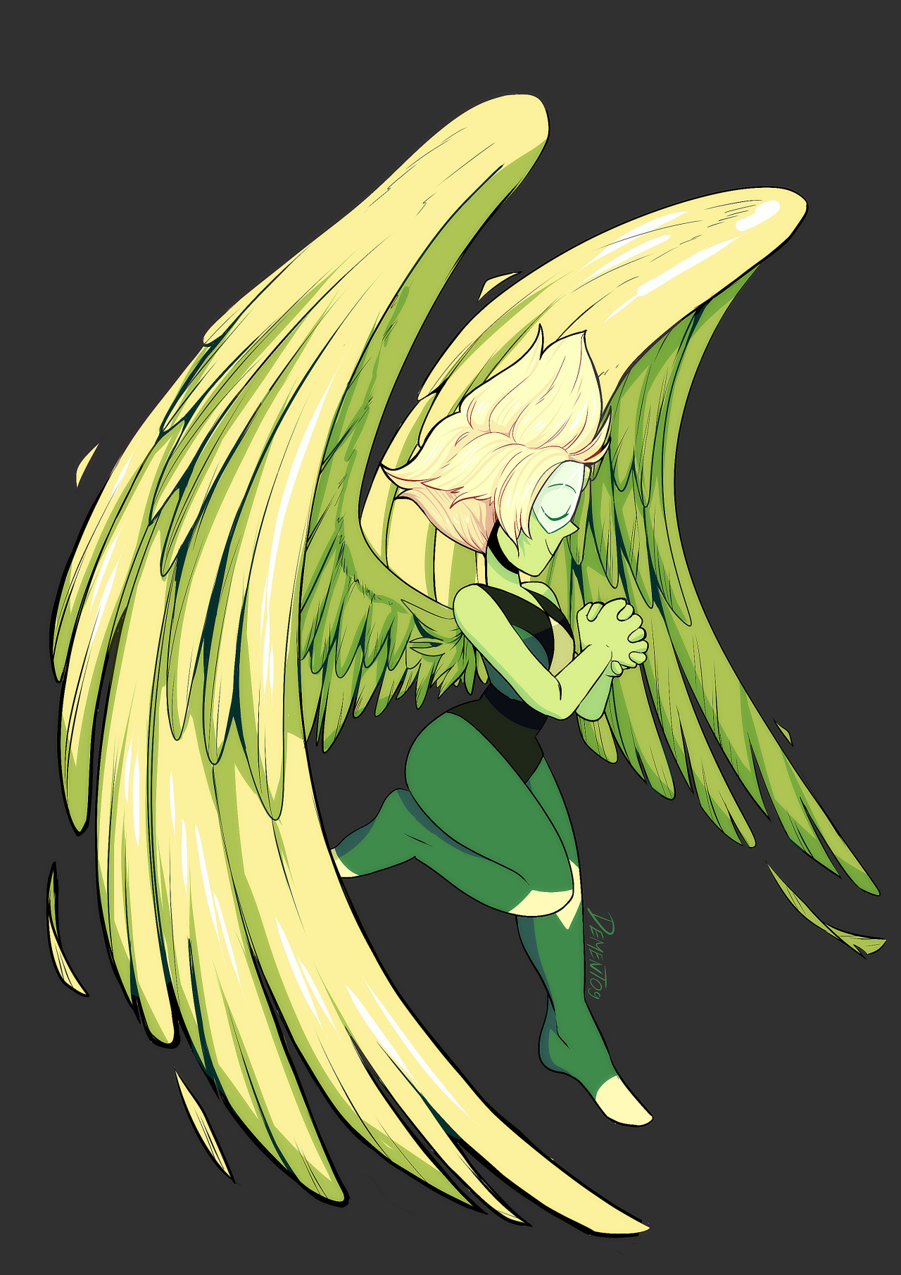 Angelic Peridot commission 