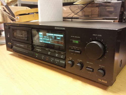 Onkyo TA-2550 Stereo Cassette Tape Deck, 1988