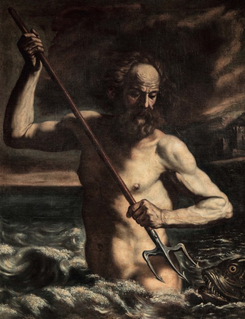 art-and-things-of-beauty:Giovanni Francesco Barbieri known as Il Guercino (1591- 1666) - Neptune, oi