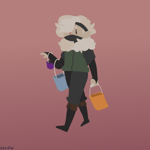 Shopping!!![Image Description: A Looping Animation Of Etho Walking With Shopping Bags. Hes Balancing