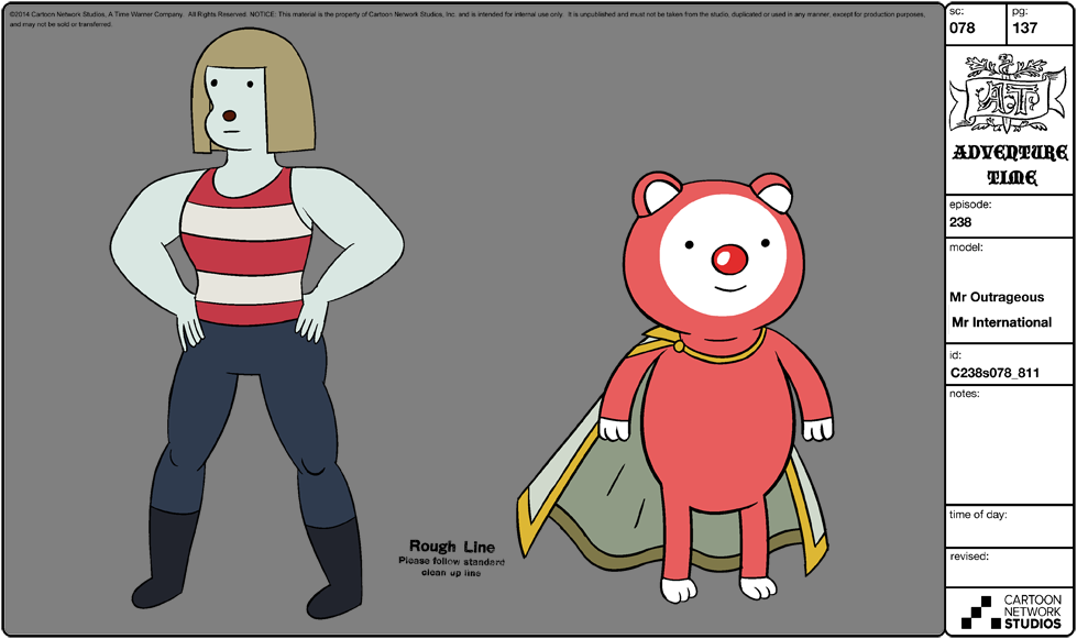 selected character model sheets (2 of 2) from Daddy-Daughter Card Warscharacter &amp;