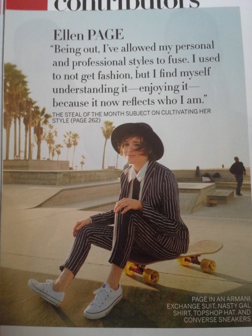 theladyscholar:Ellen Page in Vogue 