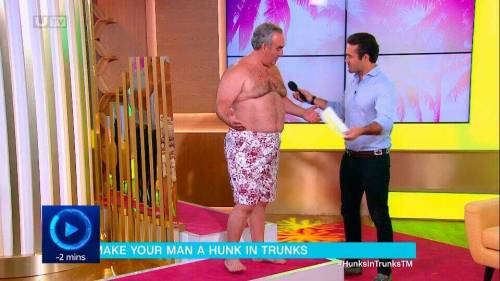 bigmenoftvandfilm: Ruben, a 58 year old taxi driver from London on ‘This Morning.’