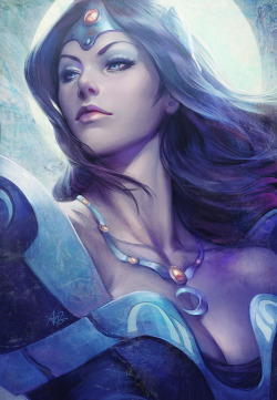 neatbender:  Mirana the Moon Priestess by