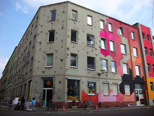 Honeycomb Of Life: I Turned A Dull Building In Germany Into Art