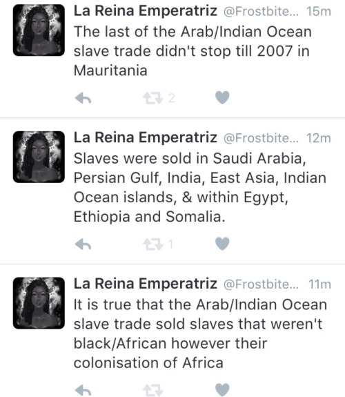 takeoffthebluess: therealstarfire: Let’s talk about the Arab/Trans Indian Ocean Slave Trade be