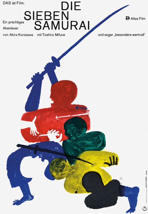 abbaskiarostami:Seven Samurai / 七人の侍 (1954) dir. Akira KurosawaPosters, Leaflet and Booklet design b