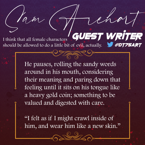 Introducing our next Guest Contributor, Sam Arehart (@Dt75Art). She will be contributing to the zine