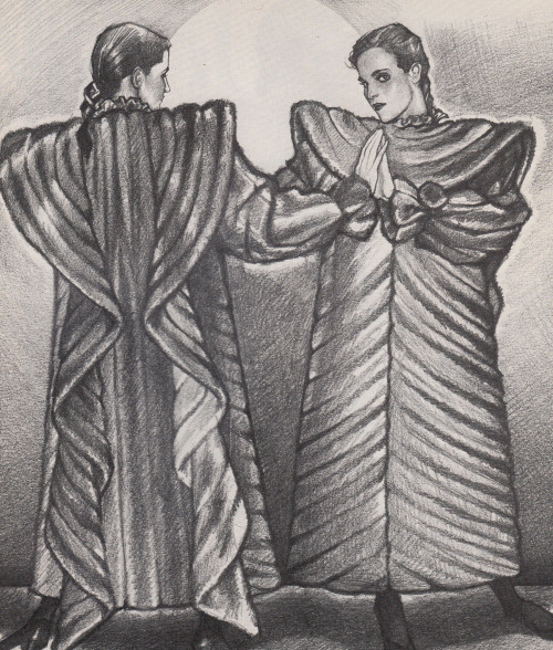 Stavrinos illustration for Bergdorf GoodmanVogue US - November 1980