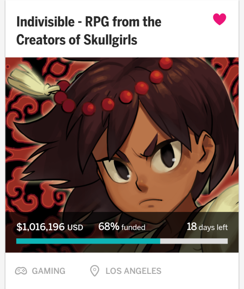 magicalwitchashley: wayneradiotv: peble: 1863-project: If Indivisible hits $1,050,000, they’ll