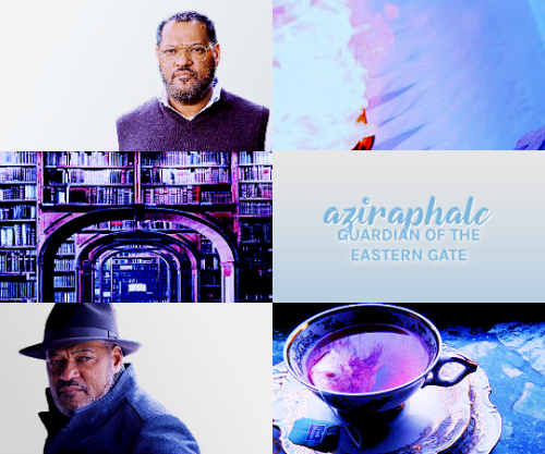 raphhaels: all your faves are poc: laurence fishburne as aziraphale (good omens)