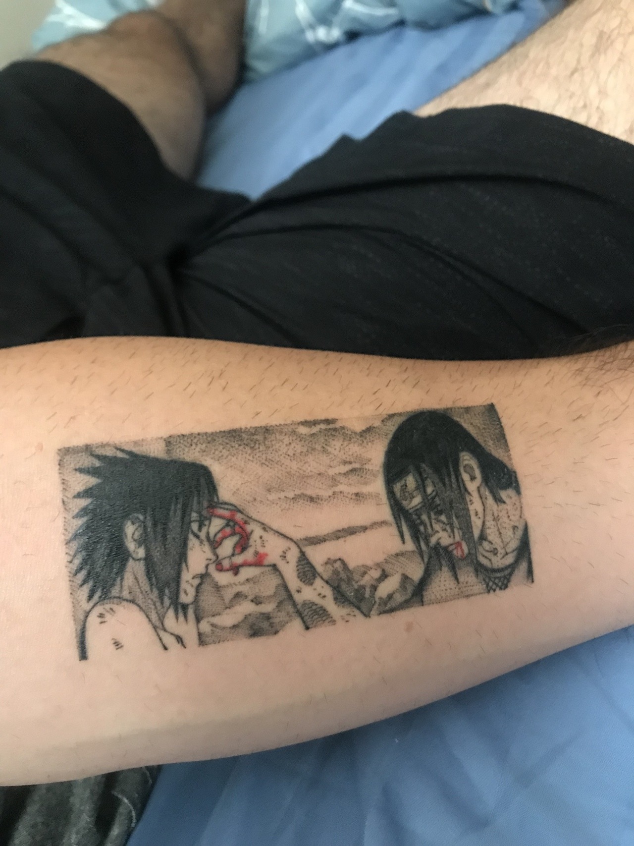 New World Tattoo Studio  Itachi Uchiha      tattoo itachi  itachitattoo naruto narutotattoo ink inked manga mangatattoo  tattooed tattoist art bodyart amazingink inkedup legtattoo  tattooworld tattooandbeautysalon centrocolleoni 