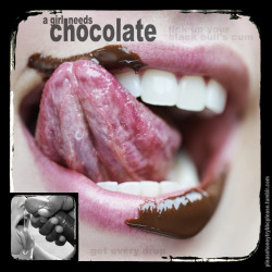 pleasehoneytrybbcplease:  a girl needs chocolate (2)