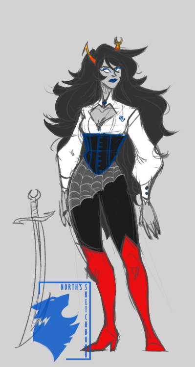 northssketchbook:Some Mindfangs. I have no idea how or why I started doodling Homestuck (maybe my de
