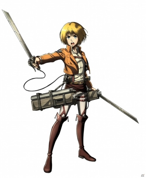 fuku-shuu: Group and character visuals for the “Shingeki no Kyojin: The Future’s Coordinate” Nintendo 3DS Video game, to be released in November 2017 by Spike Chunsoft! Update (September 11th, 2017): Adding the individual visuals of Eren, Historia,