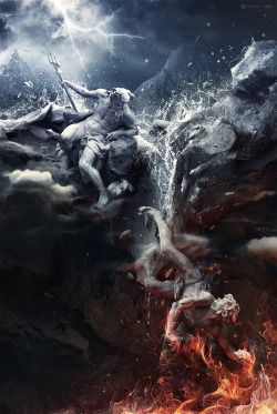thebeautifulmacabre:     Divine Boundaries by m4gik  