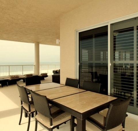 Beach Style Patio - Concrete Slab