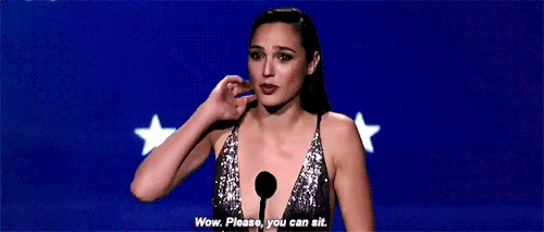 dailygalgifs:Gal Gadot Receives the #SeeHer Award at the 2018 Critics’ Choice Awards