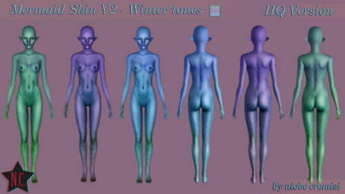 Mermaid Skin v2 HQ Version by niobe cremisi Skin non-defaultcollaboration with @taty86Autumn, Winter