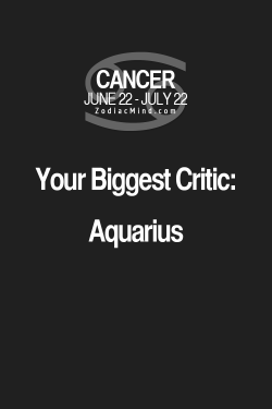 zodiacmind:  Your sign’s biggest critic!