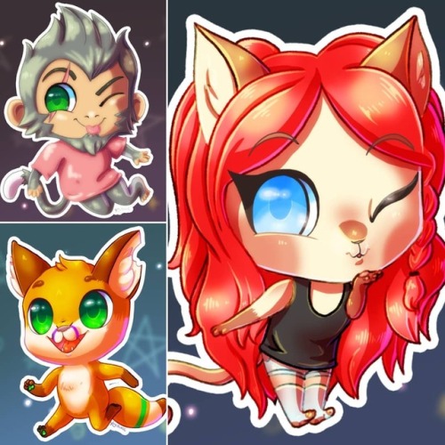 Some chibi commissions I never uploaded!  Want one of your character? Email me at kattlingcommission