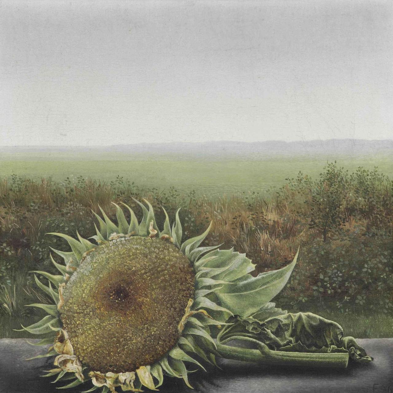 huariqueje: Sunflowers run to seed  -   Edgar Fernhout,  1936. Dutch, 1912-1974