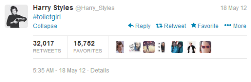 moansharry:a few of Harry’s finest tweets…