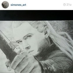 ataport:  Everyone should check out my sister’s art because she is amazing! #lotr #legolas #lordoftherings