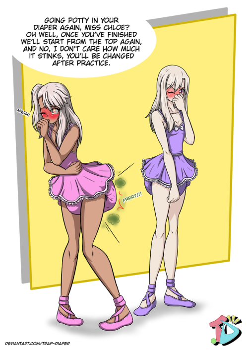 trap-diaper-arts: COMMISSION - Chloe and Illya ballet classCommission for AnonymousLIKED? COMMISSION