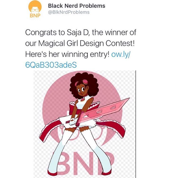 blacknerdproblems:  blacknerdproblems:  Congrats to Saja D, the winner of our Magical