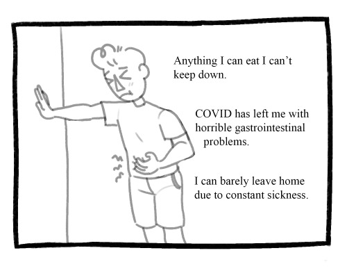 vitariesocks:  Comic on having long-COVID as a young person. Sending love to others who may be similarly suffering. Ko-Fi (ID under the cut) Keep reading