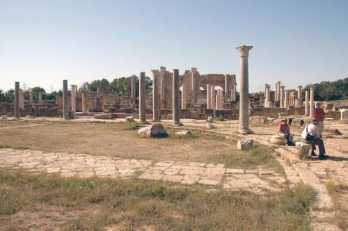 Palaestra of Hadrianic Baths, Leptis MagnaLate 2nd century ADPhoto: © Jona Lendering, from Livius.or