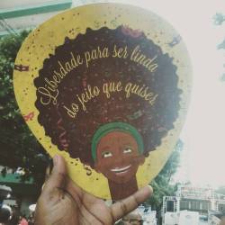 Liberdade, liberdade, liberdade&hellip; #carnavaldesalvador #melhordabahia #afrohair #crespasecacheadas #empoderamento #transicaocapilar  (em Circuito Campo Grande (Osmar). Salvador BA)