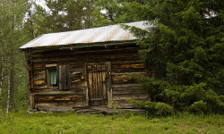 homeintheforest:  Old cabin by kjelle392