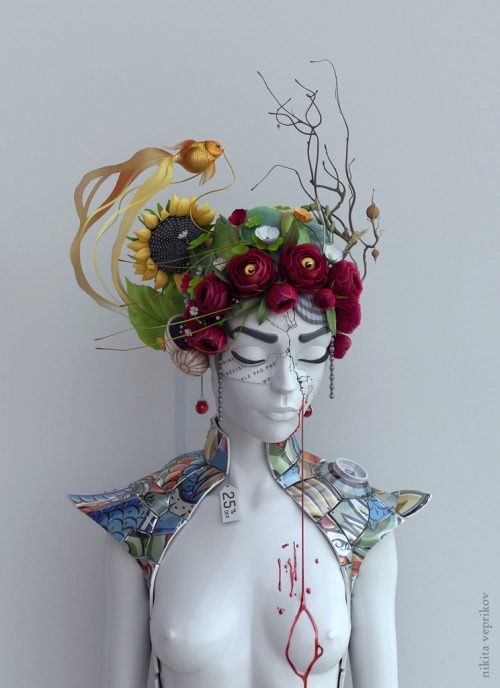 cross-connect:   Nikita Veprikov is a 25 year old 3d illustrator and concept artist from Kremenchug, Ukraine. Combining digital painting with 3D modeling and retouching he managed to develop incredible art skills. Check out his blog blog and tumblr 