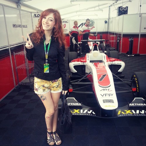 #gp3 #monza #love #fastcars #redhead #foxy #ginger #suicidegirls #hopefulsuicidegirls