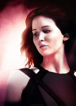  Digital painting of Katniss Everdeen (hi-res)