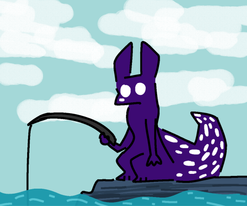 Slugcat Fishing :3