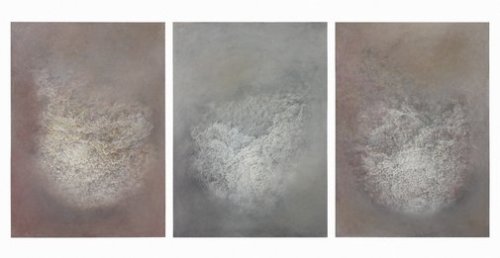 gilgai:Anne Judell, Breath, 2011, pastel, graphite, black gesso on paper, 52 x 37 cm each [AGNS
