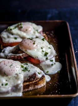 Guardians-Of-The-Food:  Prime Rib Hot Brown Egg Sandwiches