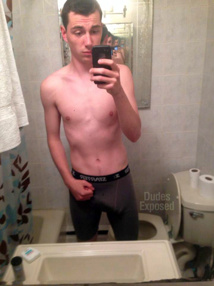 dudes-exposed:  Exclusive: 19-year old cutie from New York w/ Massive cock!