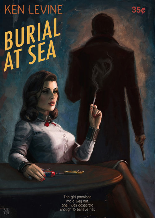 albotas:  VIDEO GAMES AS PULP FICTION COVERS Artist Ástor Alexander puts a pulp noire spin on Zelda, Mario Bros., Metroid, and Bioshock Infinite with these super swanky mock-up book covers. I kind of want that Twilight Gal jumpoff hanging up in every