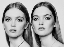 stlara:  ruth and may bell for topshop prom