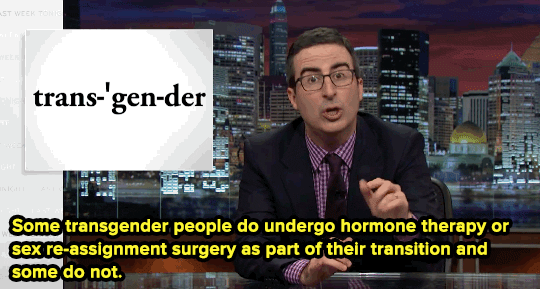 micdotcom:Watch: Still confused about transgender people? John Oliver has you covered The media and the military still h